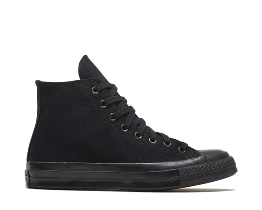 Converse Chuck 70 Hi Black Almost Black — sneaker femme toile canvas premium