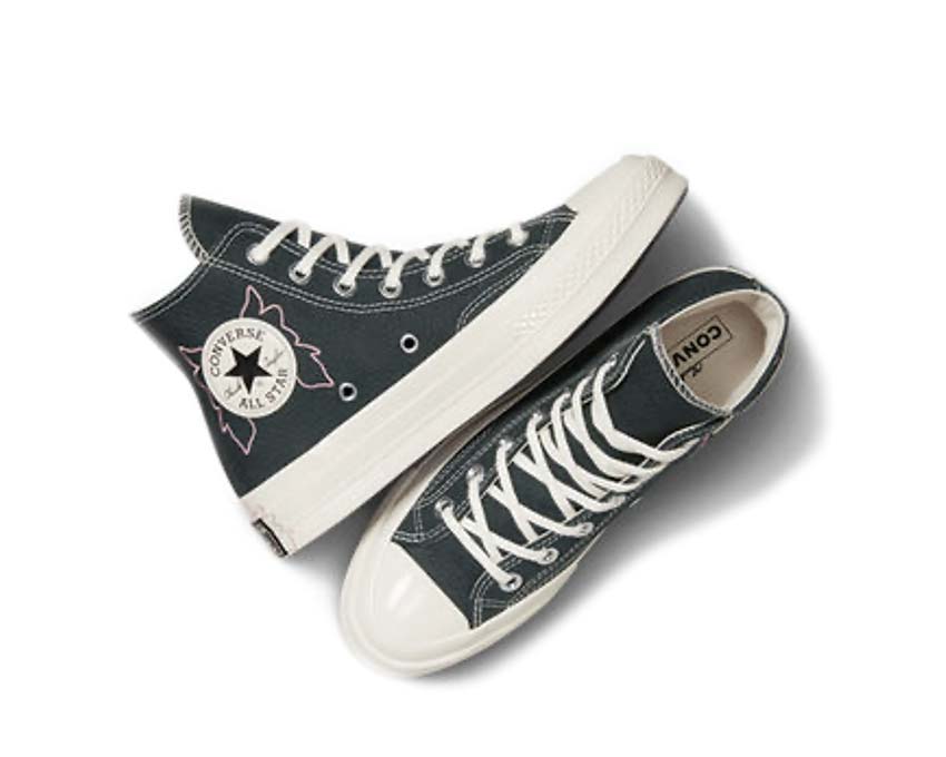 Converse Chuck 70 Hi Secret Pine Egret suela — suela vulcanizada blanca