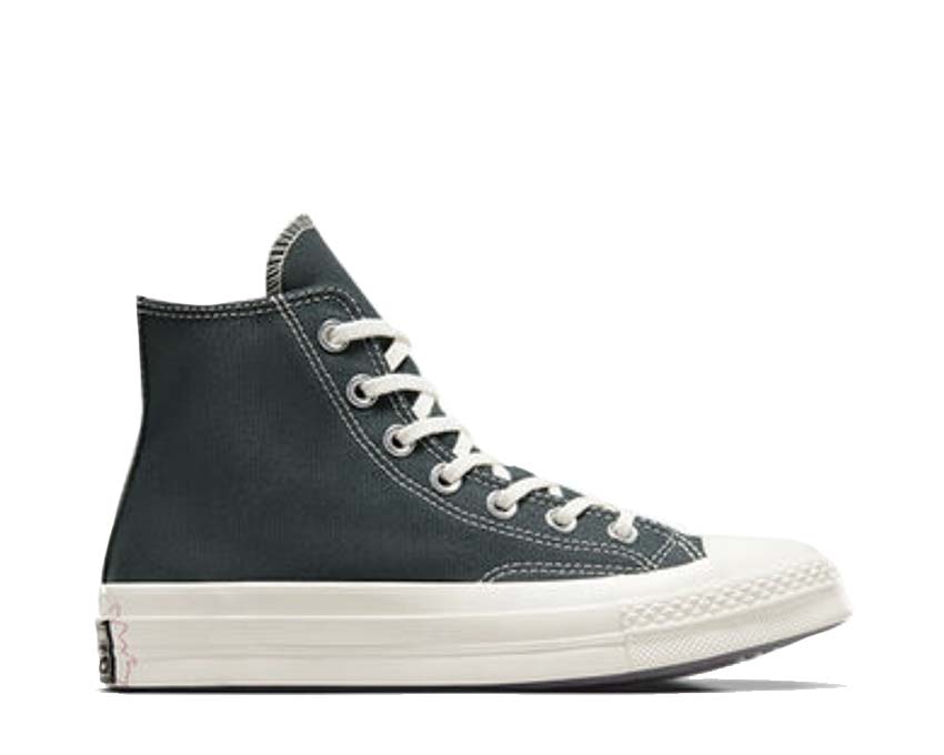 Converse Chuck 70 Hi Secret Pine Egret — zapatilla mujer lona premium