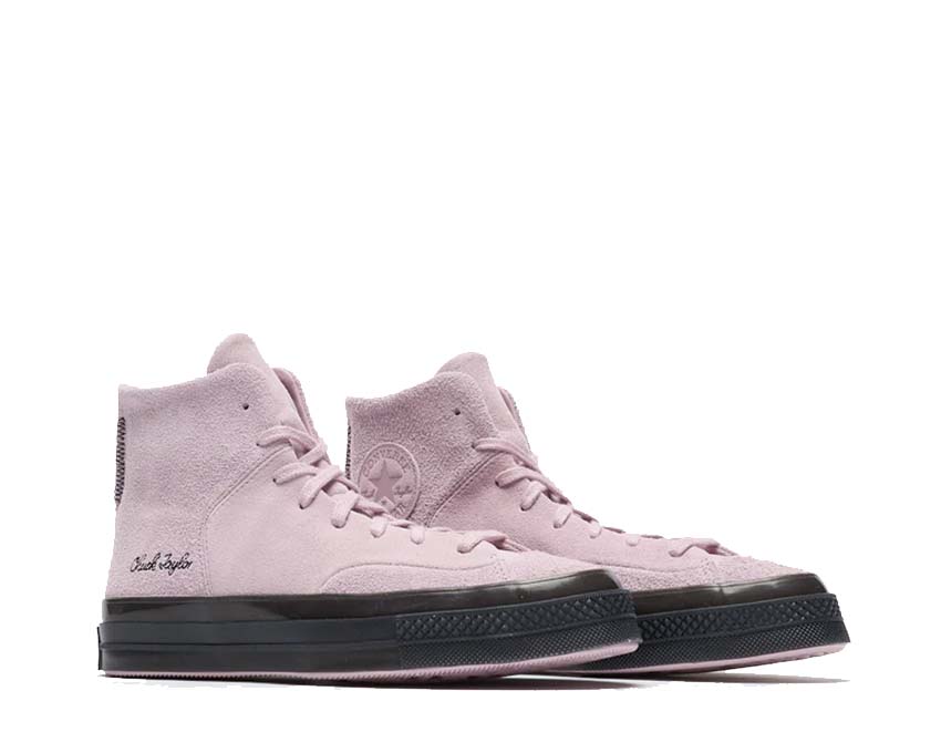Converse Chuck 70 Marquis Hi Phantom Lavender vue latérale — matière premium