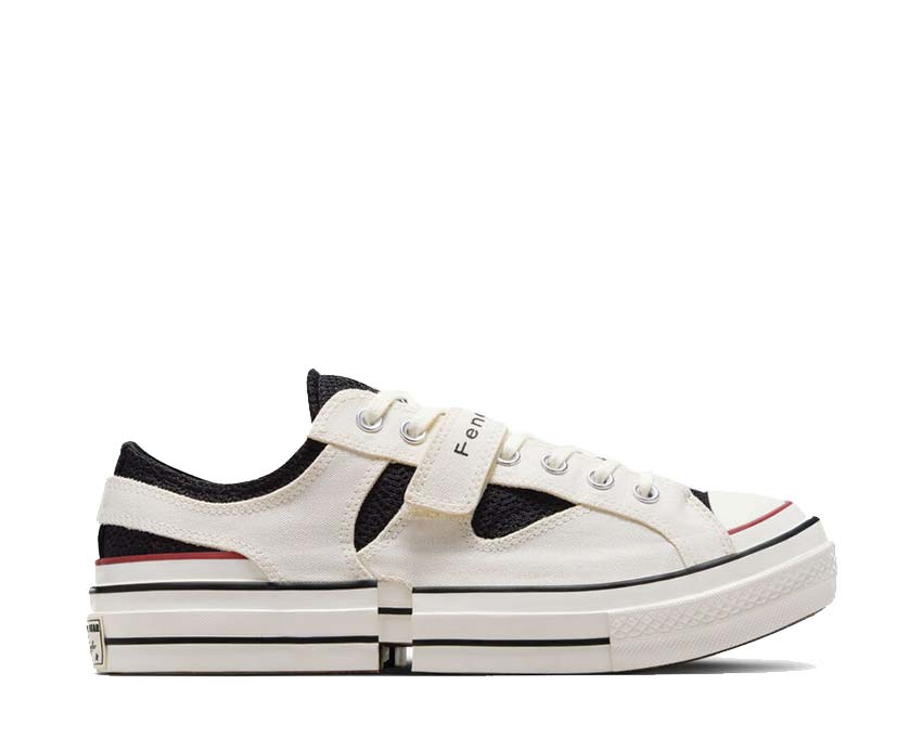 Converse X Feng Chen Wang 2-in-1 Chuck 70 Black/Egret — Herren-Sneaker Kollaboration wandelbar