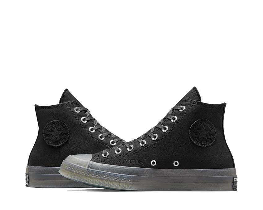 Converse X Turnstile Chuck 70 Hi Black/Grey-White suela — suela vulcanizada reforzada