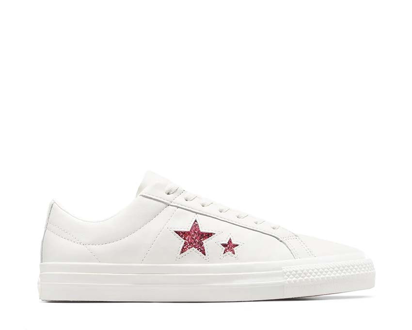 Converse X Turnstile One Star Pro White/Pink — Unisex-Sneaker Punk-Rock Kollaboration