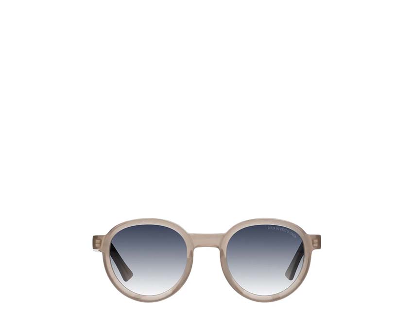 Cutler And Gross 1384 Round Humble Potato — lunettes de soleil unisexe acétate rond beige
