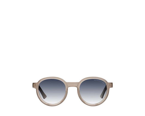 Cutler And Gross 1384 Round Humble Potato — lunettes de soleil unisexe acétate rond beige