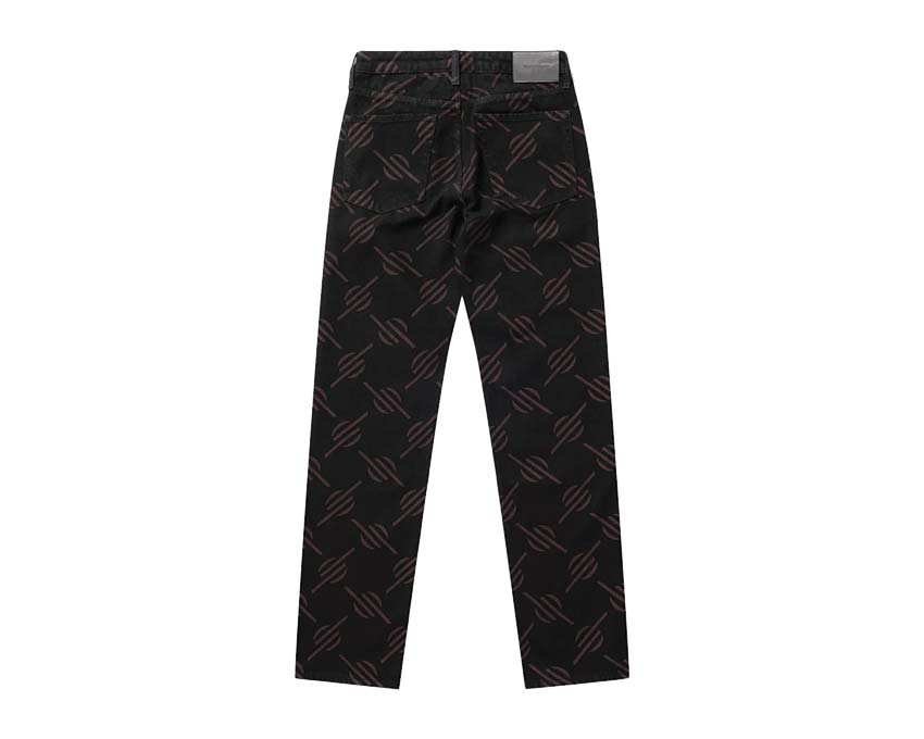 Daily Paper Phillimon Pants Black Seitenansicht — Detail Cargotaschen