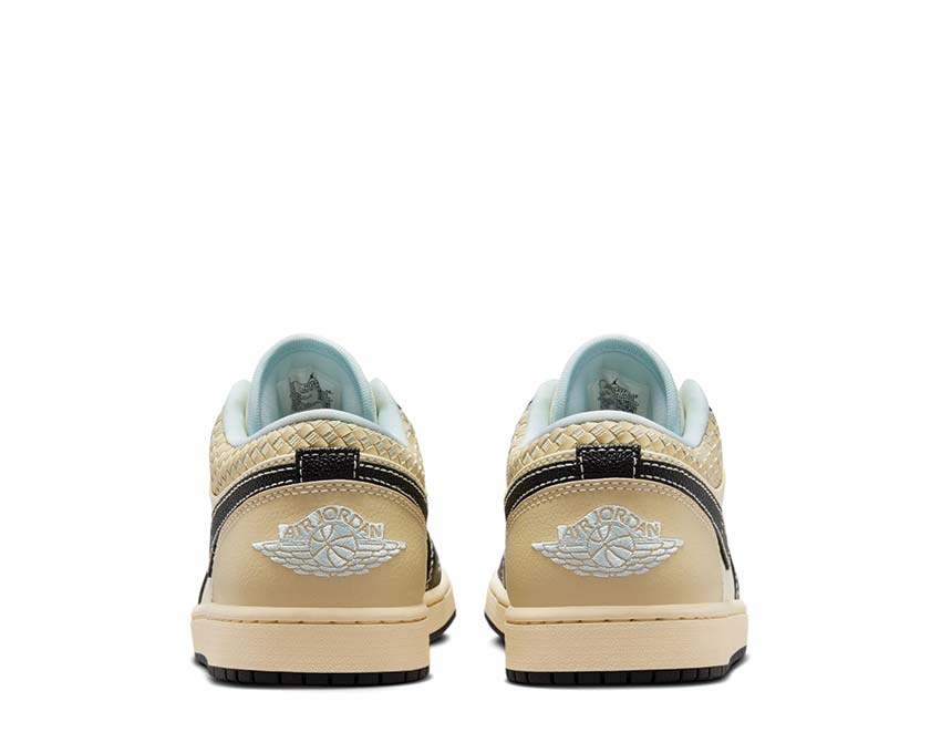 Air Jordan 1 Low SE Coconut Milk arrière — talon Jumpman retro basketball homme