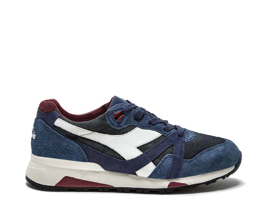 Diadora N9000 Italia Insignia Blue — sneaker homme cuir vintage Italie