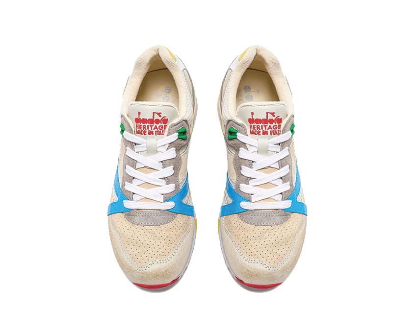 Diadora N9000 Podio Italia Multi detalle — lengüeta bordado bandera