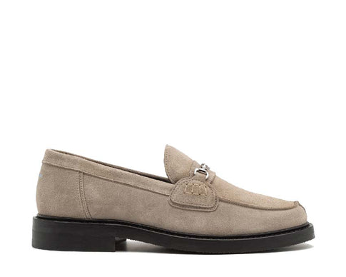 Filling Pieces Loafer Suede Taupe — loafer homme cuir luxe