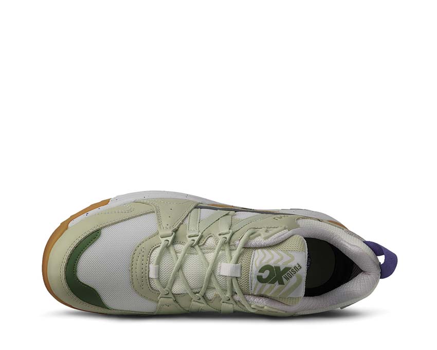 Karhu Fusion XC Aloe Wash Detail — grüne Aloe Wash Farbe