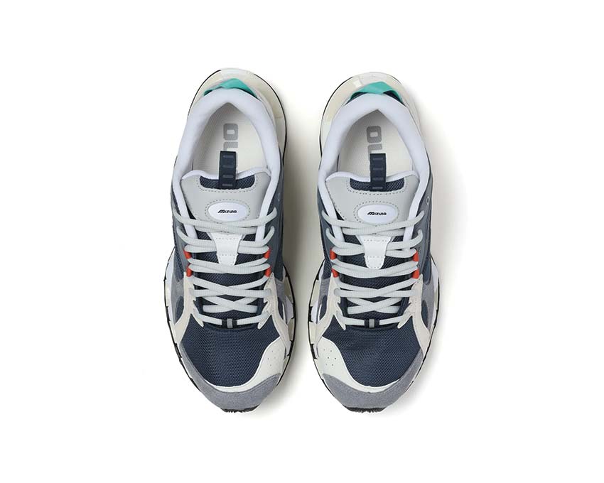 Mizuno Wave Prophecy Beta 2 Gray/Blue détail — construction mesh premium