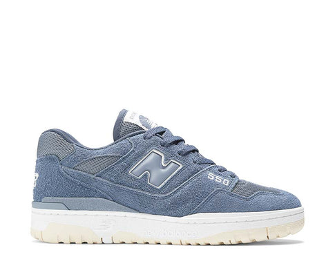 New Balance 550 Blue Suede — sneaker homme basketball vintage cuir suède cupsole