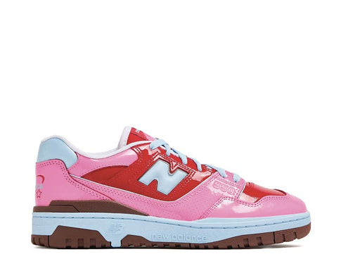 New Balance 550 Patent Leather Team Red — Damen Sneaker Lackleder Basketball