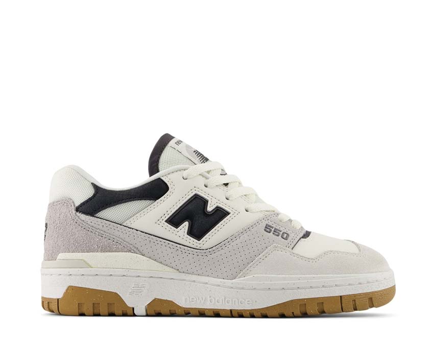 New Balance 550 W Sea Salt Gum — Damen Sneaker Basketball Vintage Gummisohle