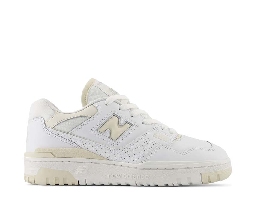 New Balance 550 White Linen BBW550BK — Damen Sneaker Cupsole vintage weiß