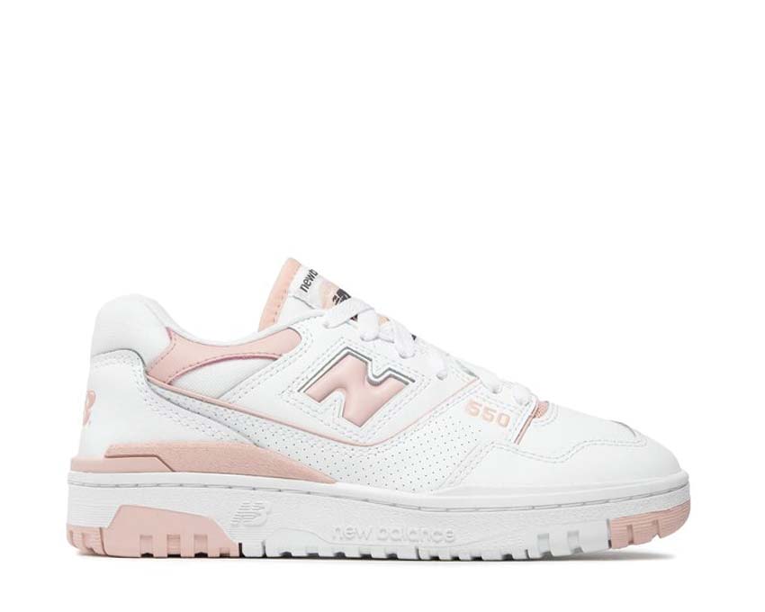 New Balance 550 W White Pink — Damen Basketball Vintage Cupsole Sneaker