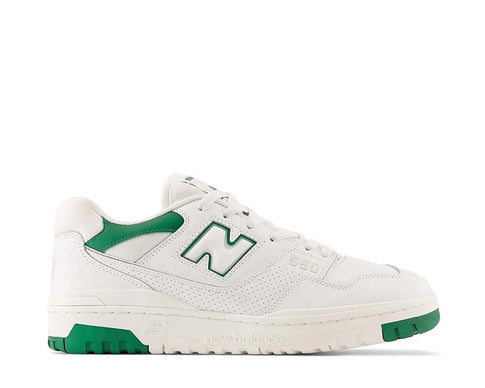 New Balance 550 White Green — Herren Basketball Vintage Cupsole Sneaker