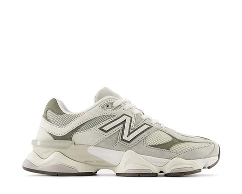 New Balance 9060 Olivine Lichen Green — sneaker homme chunky style 00s