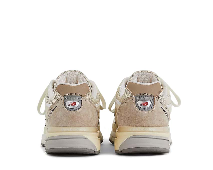 New Balance 990v4 Made in USA Limestone suela — tecnología ENCAP