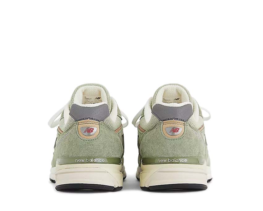 New Balance 990v4 Olive Incense Made in USA semelle — ENCAP amorti stabilité USA