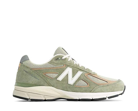 New Balance 990v4 Olive Incense Made in USA — sneaker unisexe daim olive américain