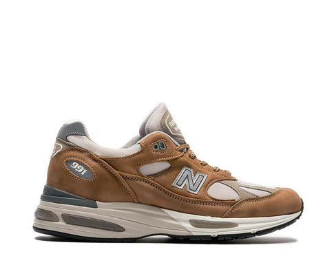New Balance 991 V2 Made in UK Coco Mocca — sneaker homme suède et mesh