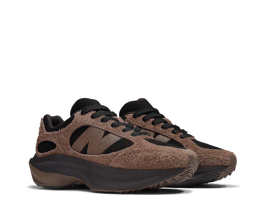 vista lateral — New Balance WRPD Runner mushroom driftwood mesh técnico