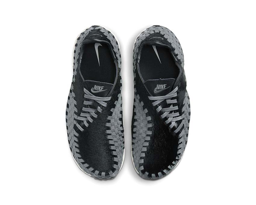 Nike Air Footscape Woven W Black Detail — Webmuster Smoke Grey und Sail