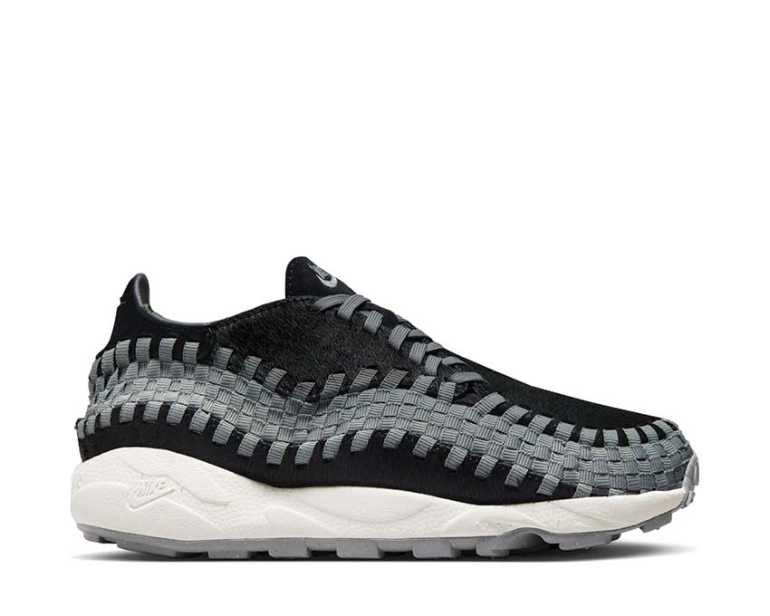 Nike Air Footscape Woven W Black Smoke Grey — Damen Sneaker handgewebter Oberstoff