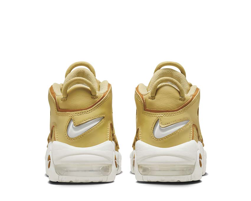 Nike Air More Uptempo W Buff Gold Sohle — Air Uptempo Dämpfung Bronzine