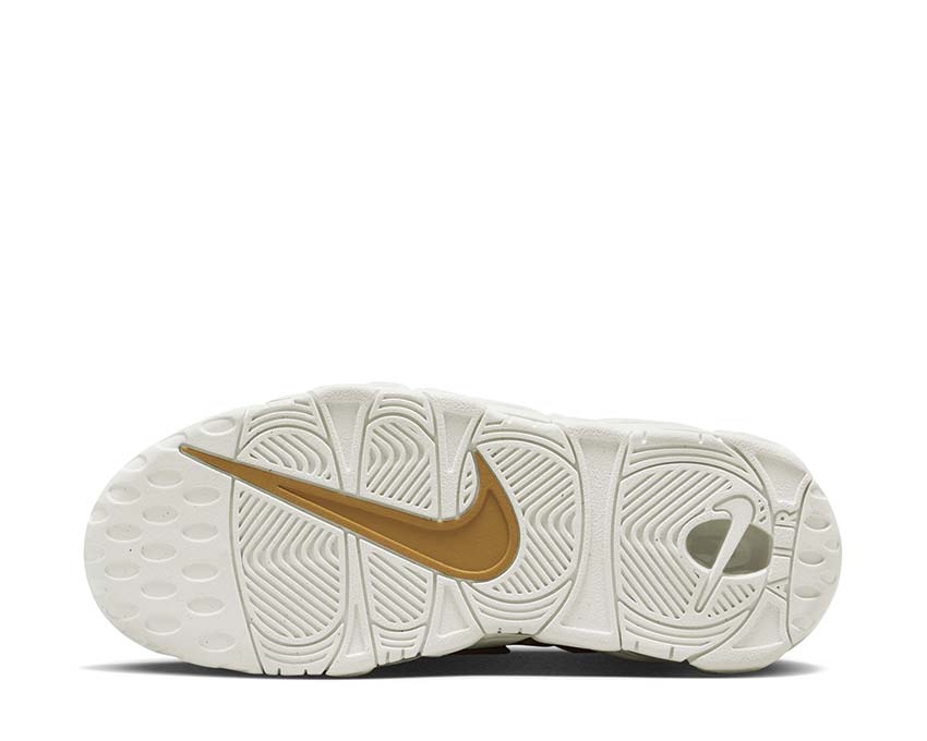 Nike Air More Uptempo W Buff Gold — Vorderansicht Sail Damen