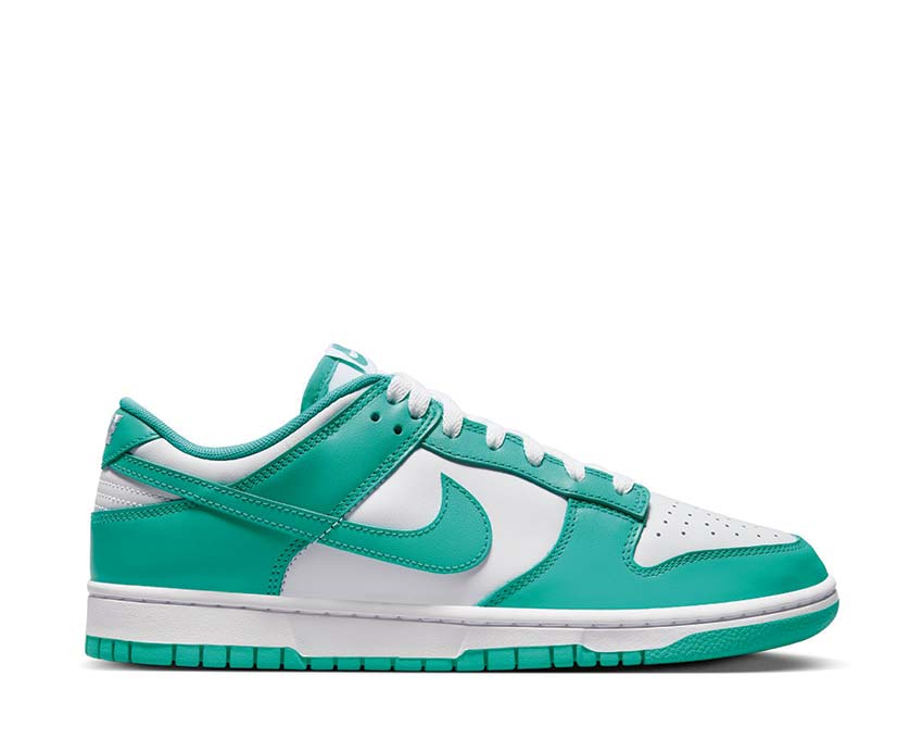 Nike Dunk Low Retro White Clear Jade — Herren Sneaker Jade Colorway