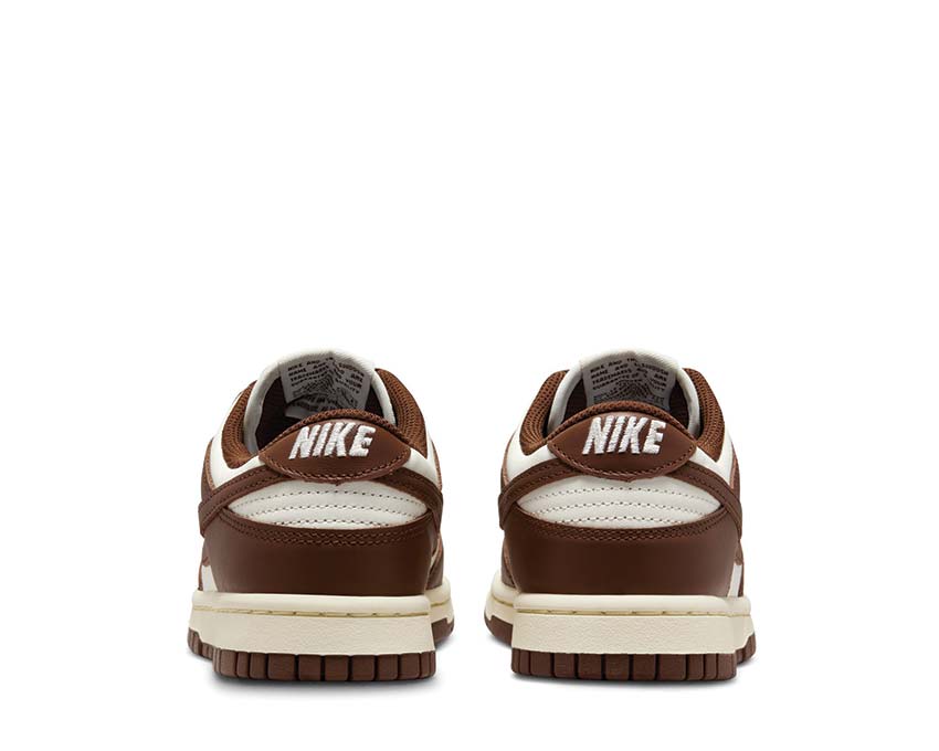 Nike Dunk Low W Cacao Sohle — vulkanisierter Kautschuk Cacao Wow