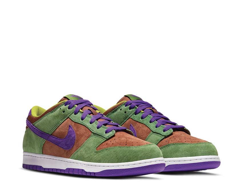 Nike Dunk Low SP Veneer Seitenansicht — SP Premium-Materialien