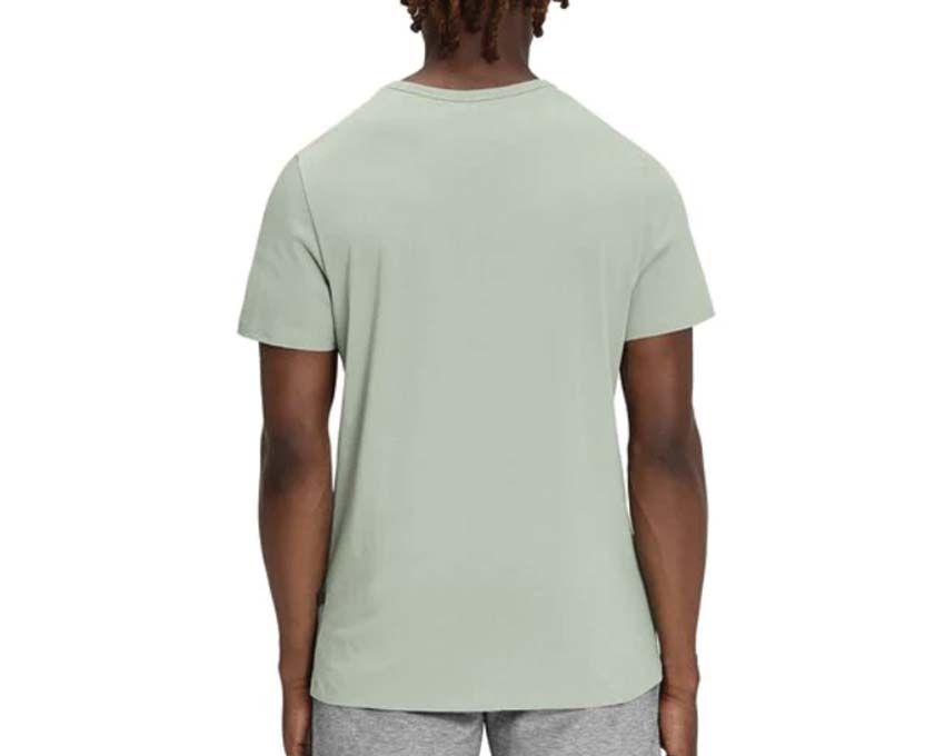 On Running On-T Moss vue dos — t-shirt technique homme séchage rapide On Running