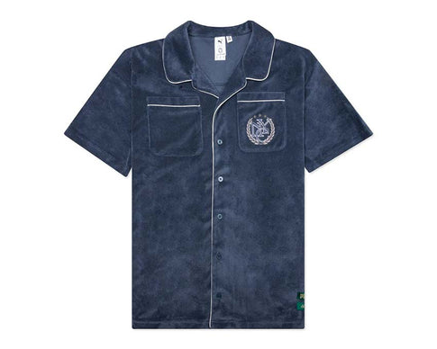 Puma X Rhuigi Shirt Inky Blue — chemise homme collaboration luxe streetwear