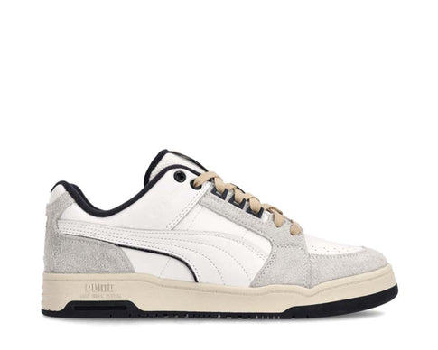 Puma Slipstream Lo Service Line White Navy — sneaker homme cuir premium