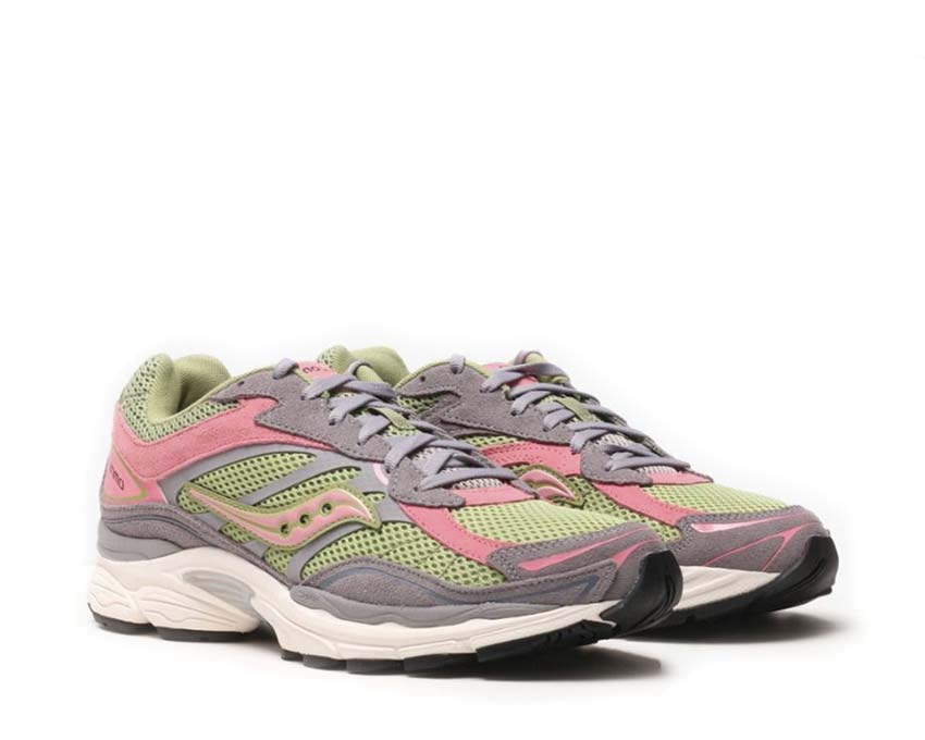 Saucony Progrid Omni 9 vista lateral — parte superior de malla transpirable