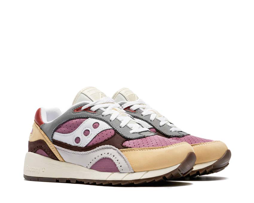 Saucony Shadow 6000 Purple Multi vue latérale — amorti ProGrid