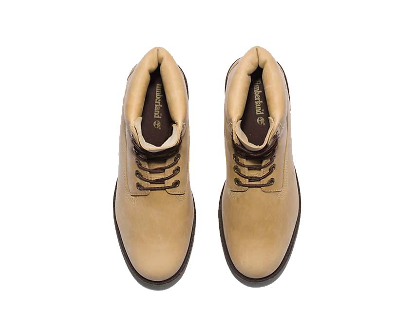 Timberland Heritage 6 Inch Lace Waterproof Beige Grey suela — suela EVA gris