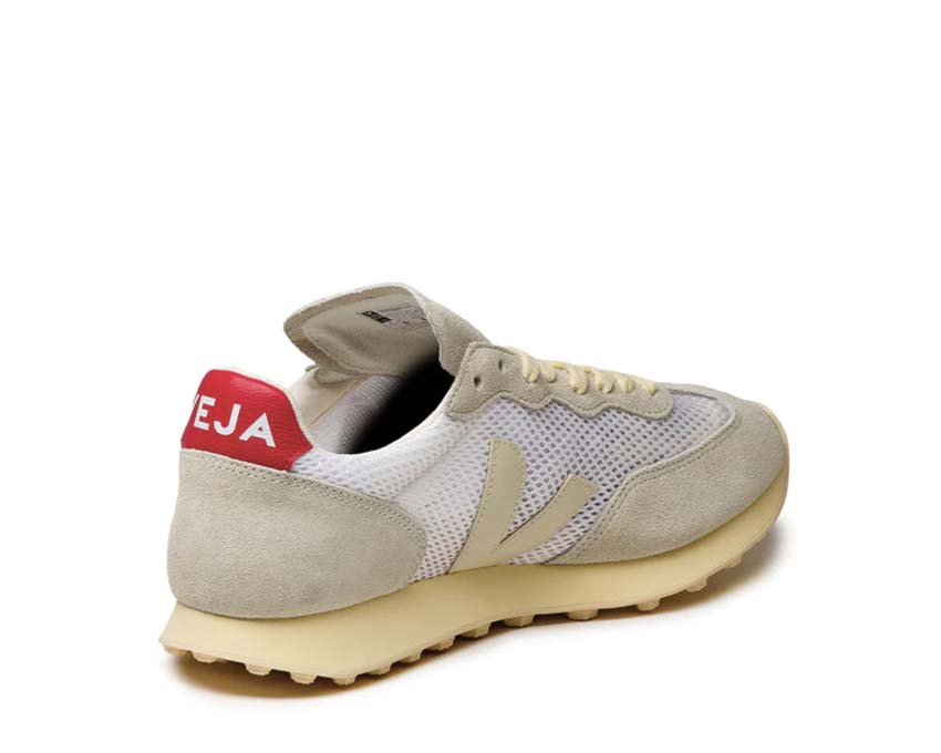 Veja Rio Branco Lunar/Pierre vista lateral — cuero grabado tricolor