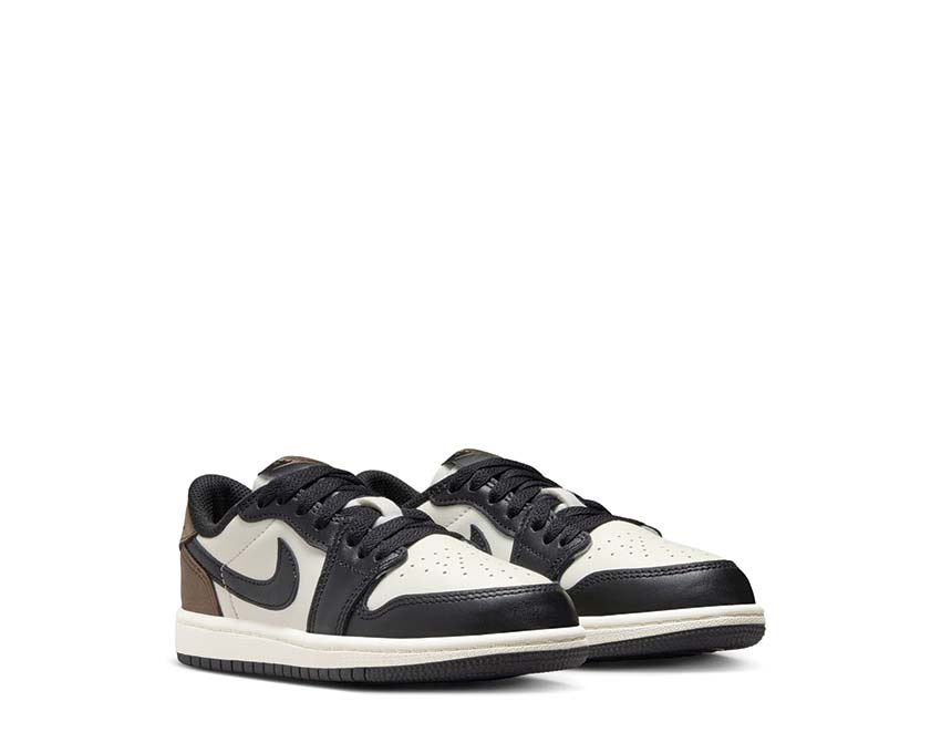 Jordan 1 Retro Low Mocha PS Sail semelle — semelle blanche Jordan 1 preschool