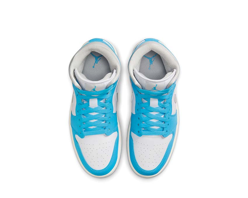 Air Jordan 1 Mid W Powder Blue — vue avant femme mid