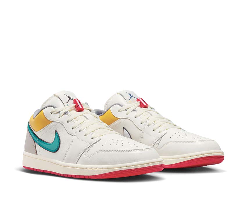 Jordan Air Jordan 1 Low Premium Sail Cashmere semelle — semelle caoutchouc
