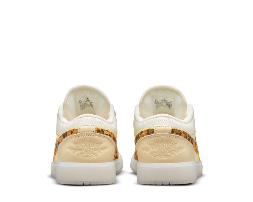 Jordan Air Jordan 1 Low Lemon Drop Wheat suela — suela baja blanca