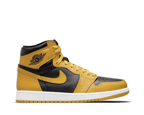 Jordan Air Jordan 1 Retro High OG Pollen White — sneaker femme jaune noir
