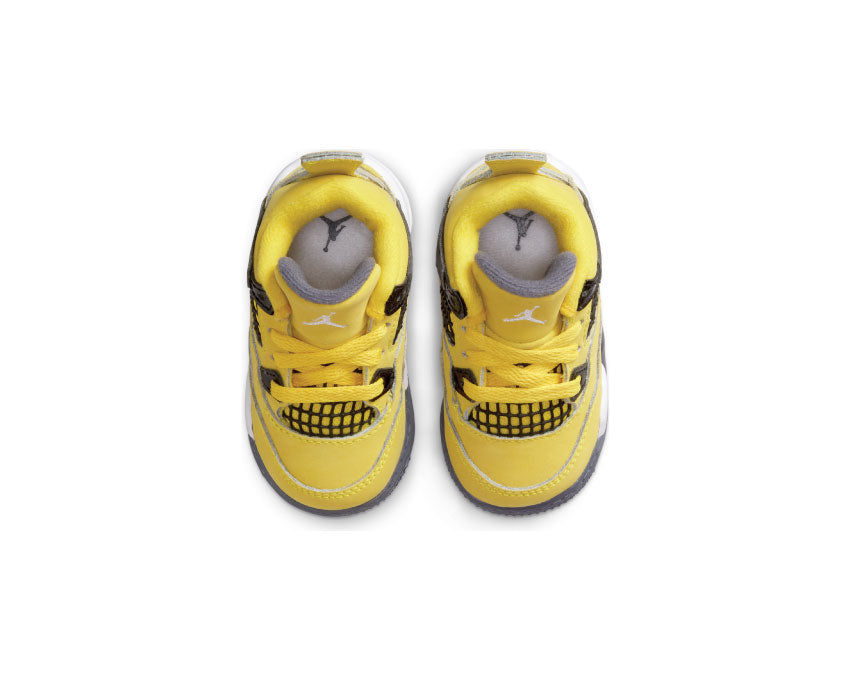 Jordan Air Jordan 4 Retro TD Tour Yellow Detail — Mesh-Schaft Kleinkind