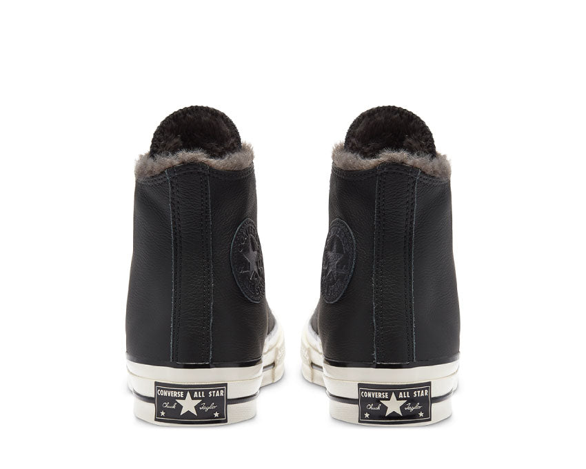 Converse Chuck 70 Hi Black detalle — parche estrella Chuck Taylor bordado