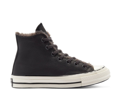 Converse Chuck 70 Hi Black — zapatilla mujer caña alta lona negra vintage